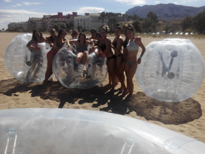 bubble football denia