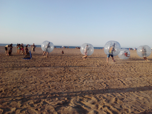 bubble football denia