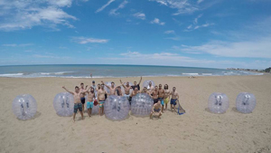 bubble football denia