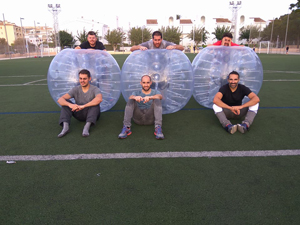 bubble football javea