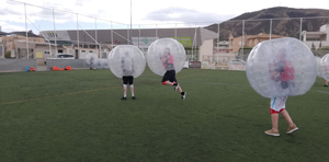 bubble football despedida soltero benidorm