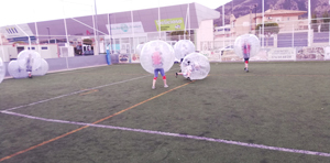 bubble football despedida soltero benidorm