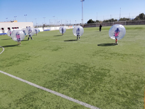 bubble football miramar