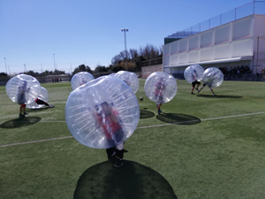 bubble football miramar