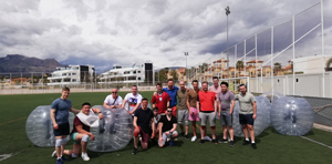 despedida de soltero en benidorm futbol burbuja