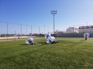 despedida de soltero piles bubble football1