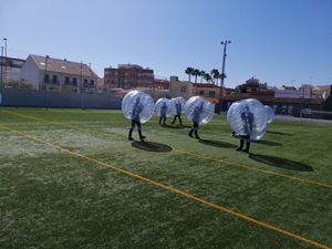 despedida de soltero piles bubble football1