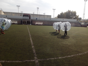 bubble football javea